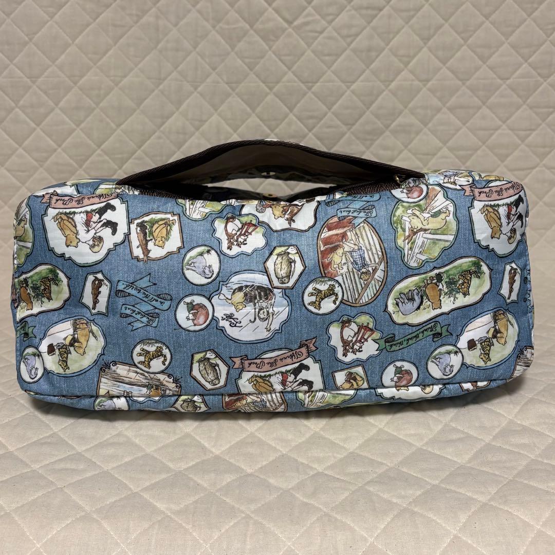 【美品】レスポートサック　クラシックプーデニム　ボストンバッグ　キャリーオン仕様