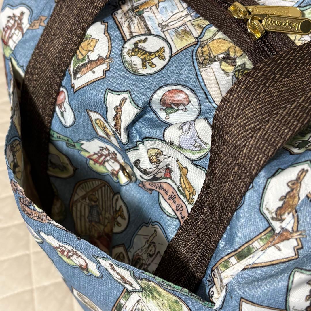 【美品】レスポートサック　クラシックプーデニム　ボストンバッグ　キャリーオン仕様