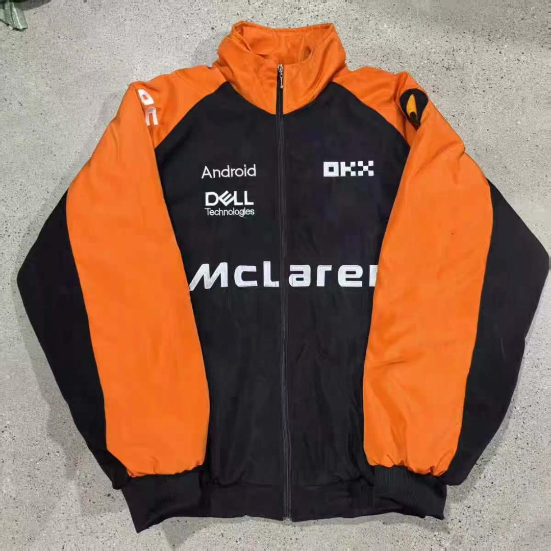 ✨男女兼用✨ mcLaren F1 レーシングジャケットブルゾン 刺繍　中綿