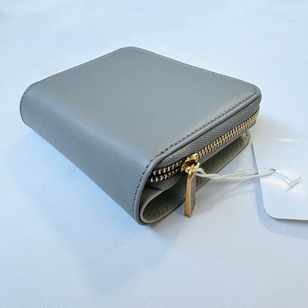 アニエスベー　agnès b. グレー 二つ折り財布