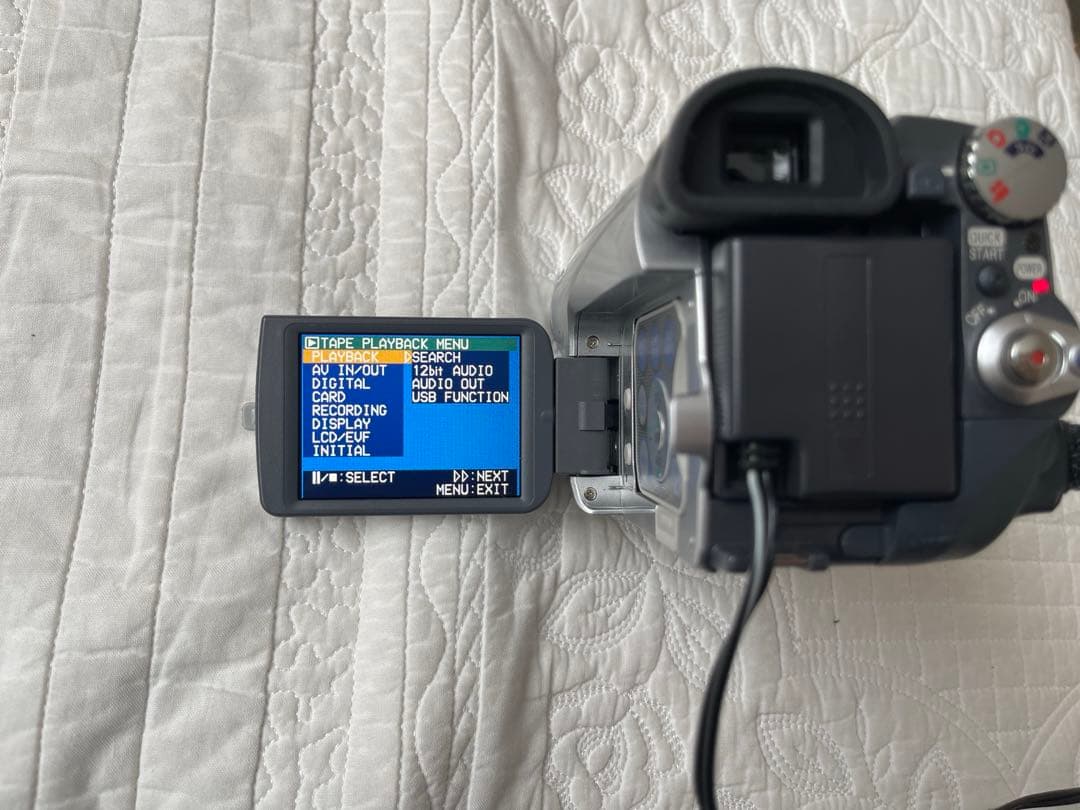 完動品　動作良好！　Panasonic PV-GS120 MiniDV ダビング
