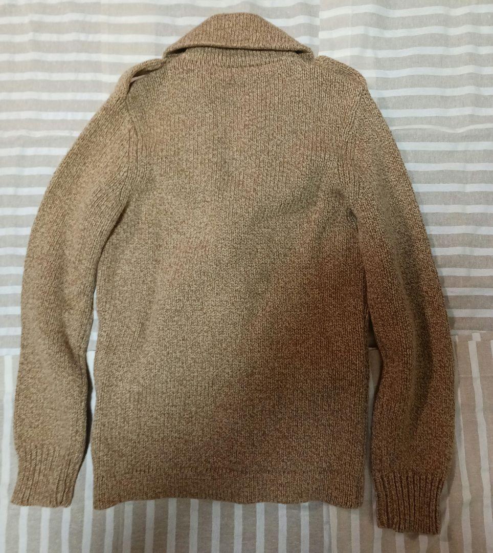 未使用　RALPH LAUREN　ショールカラーカーディガン　クルミボタン
