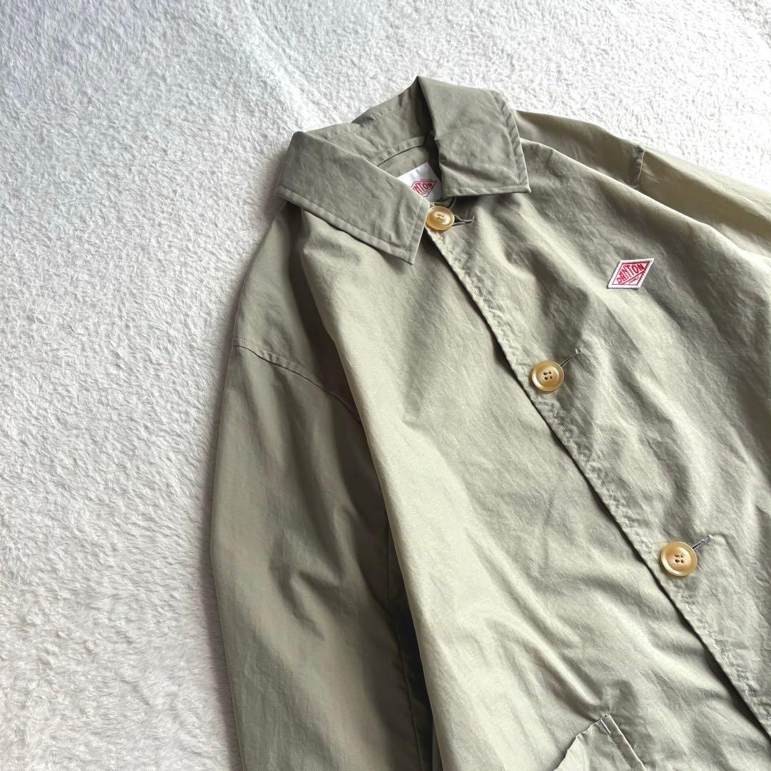 ダントン Bshop 撥水 ナイロンタフタコート 36 ステンカラーコート 春服