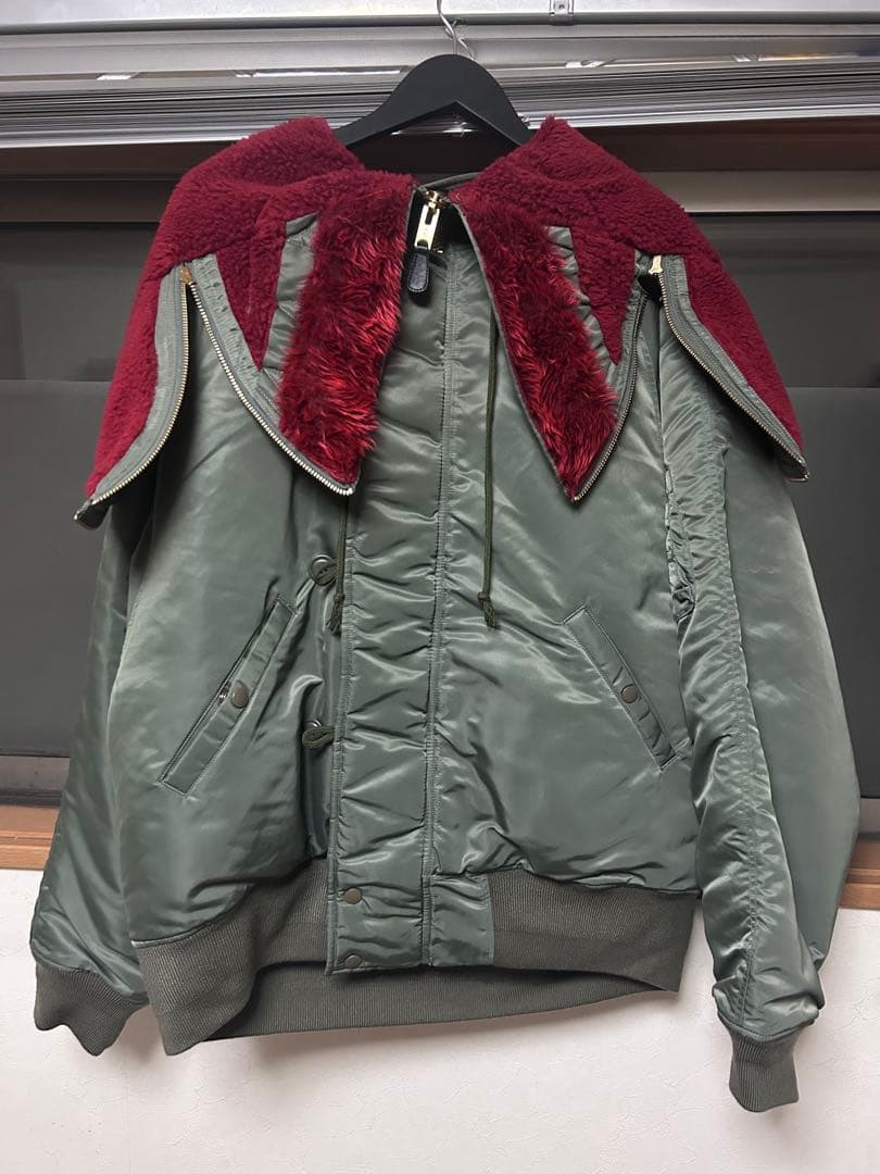 タグ付 ダブレット PETAL MOUTH HOOD BOMBER JACKET