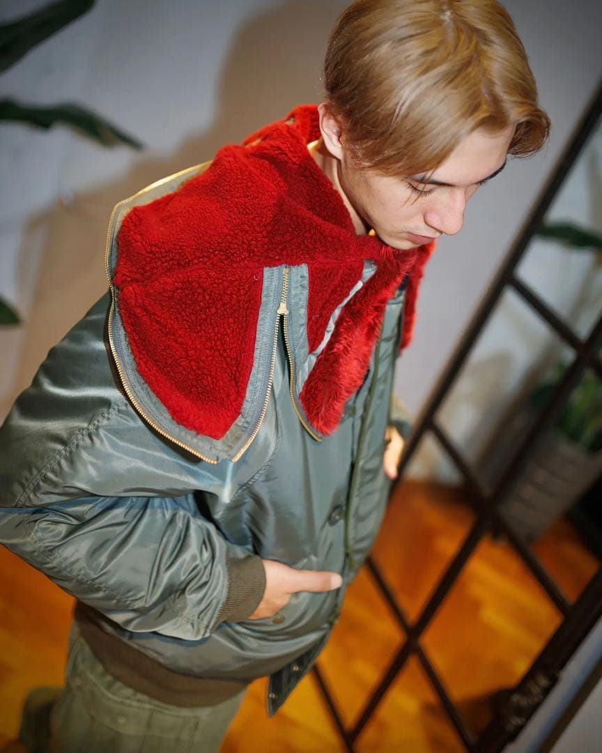 タグ付 ダブレット PETAL MOUTH HOOD BOMBER JACKET