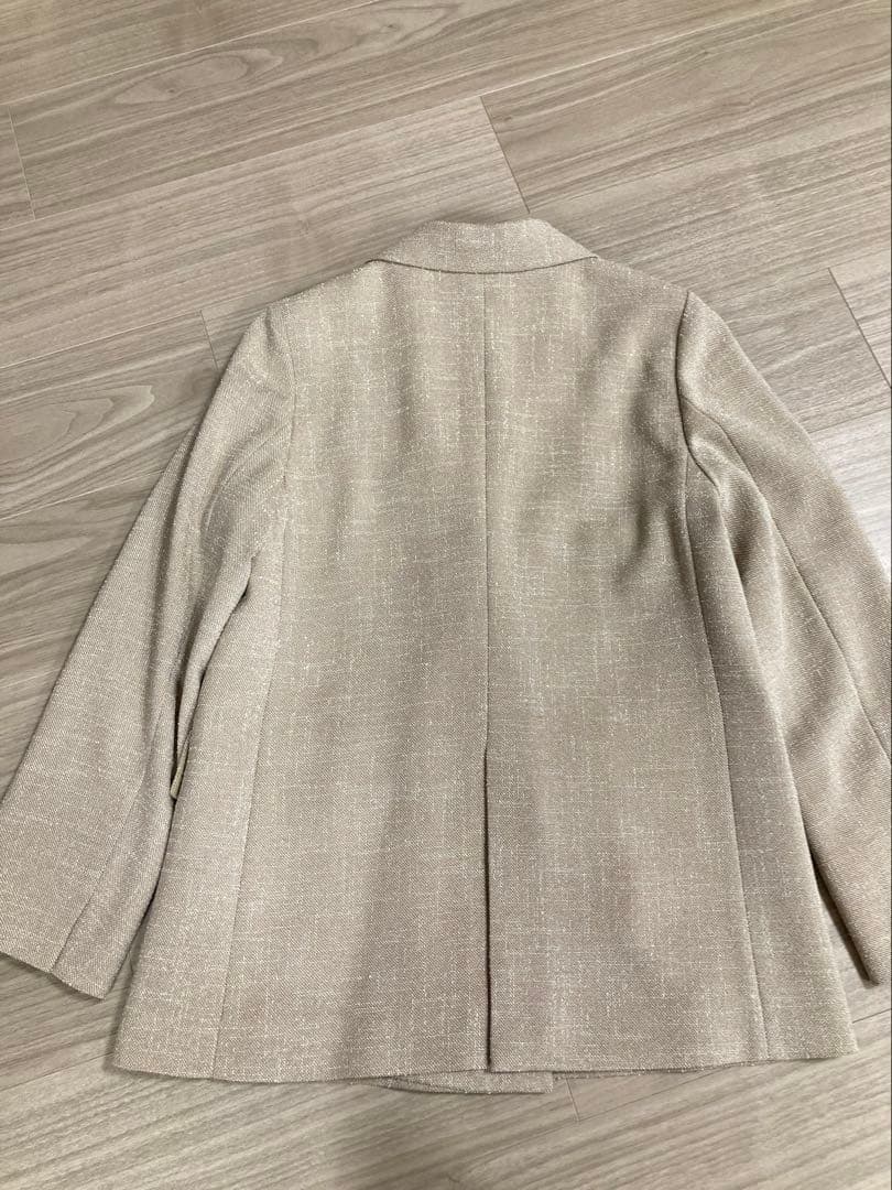 green label relaxing ツイード ボックス ダブル ジャケット