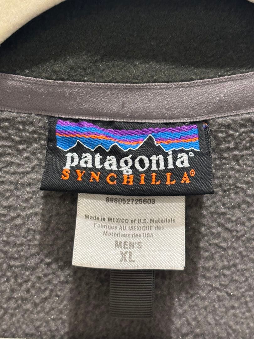 Patagonia シンチラフリースベスト グレー 25184F8 XLサイズ