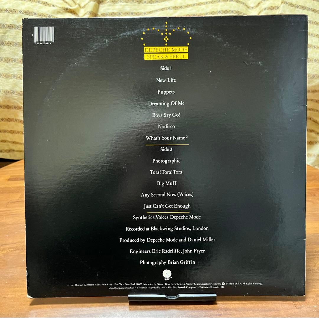 DEPECHE MODE SPEAK & SPELL レコード
