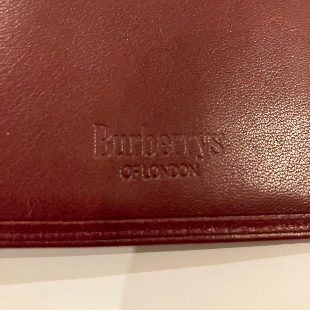 【未使用】Burberry バーバリー　バーガンディ　財布　キーケース　セット