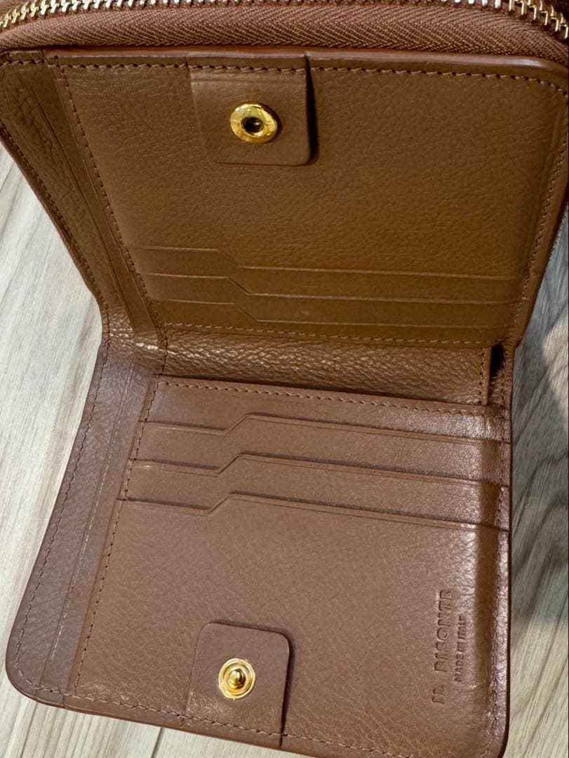 ILBISONTE 二つ折り財布 茶色