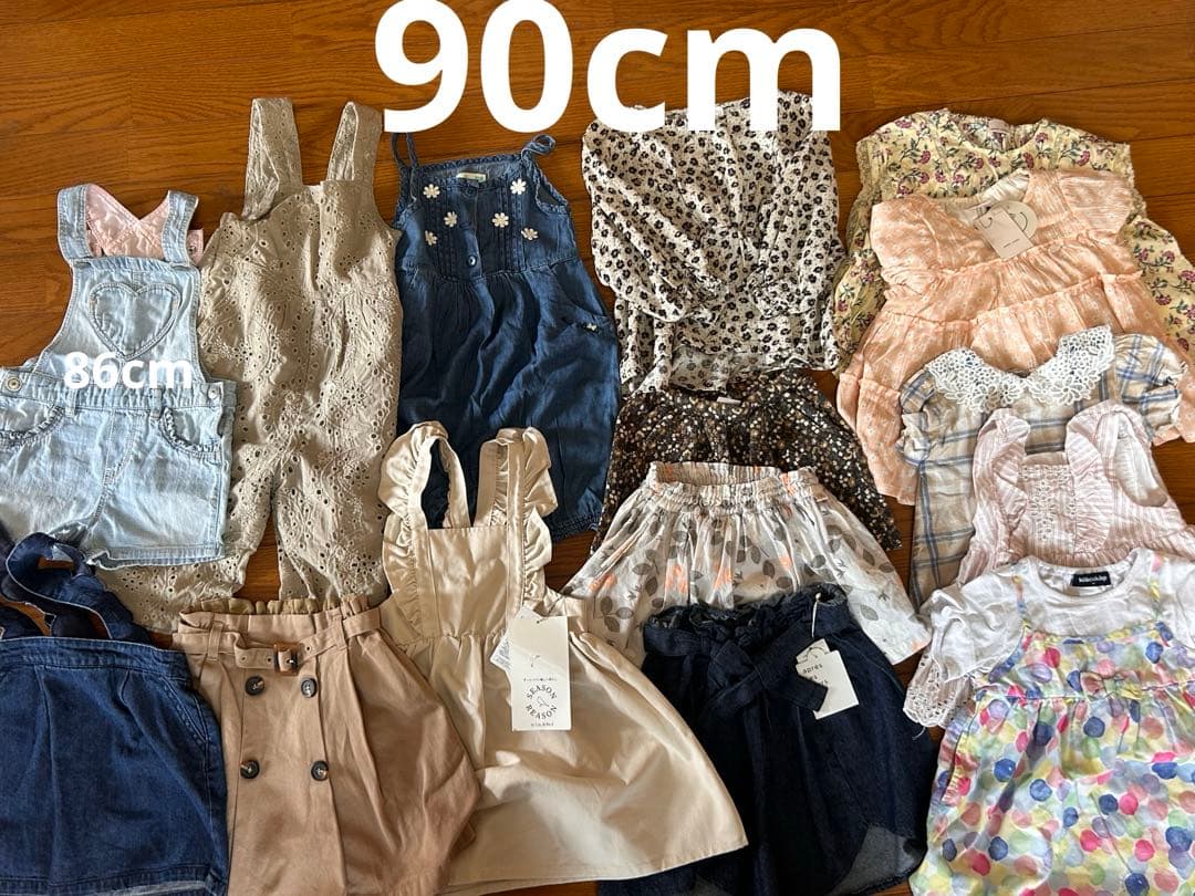 新品あり！ほぼブランド！女の子　まとめ売り　80 90 まとめ売り