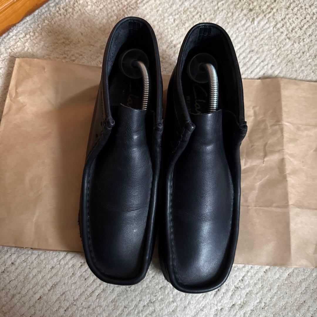 靴 clarks wallabee leather US9.5