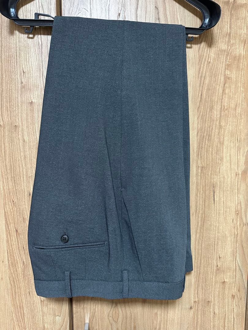 UNIQLO 感動ジャケットセット(ウールライク)XL ダークグレー