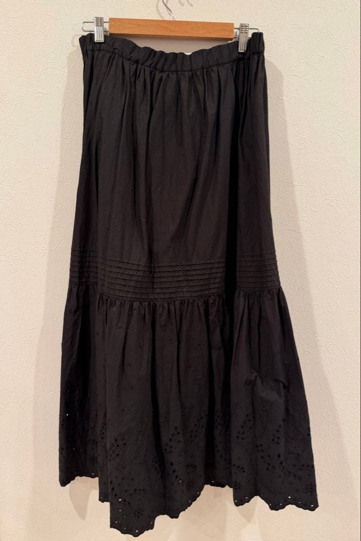 【Spick & Span 】エンブロイダリーレーススカート