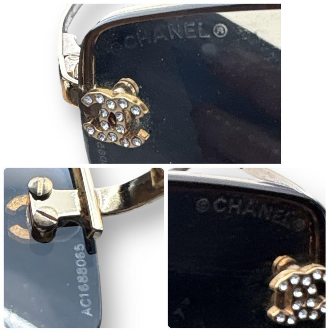 小物 CHANEL vintage sunglasses rim less