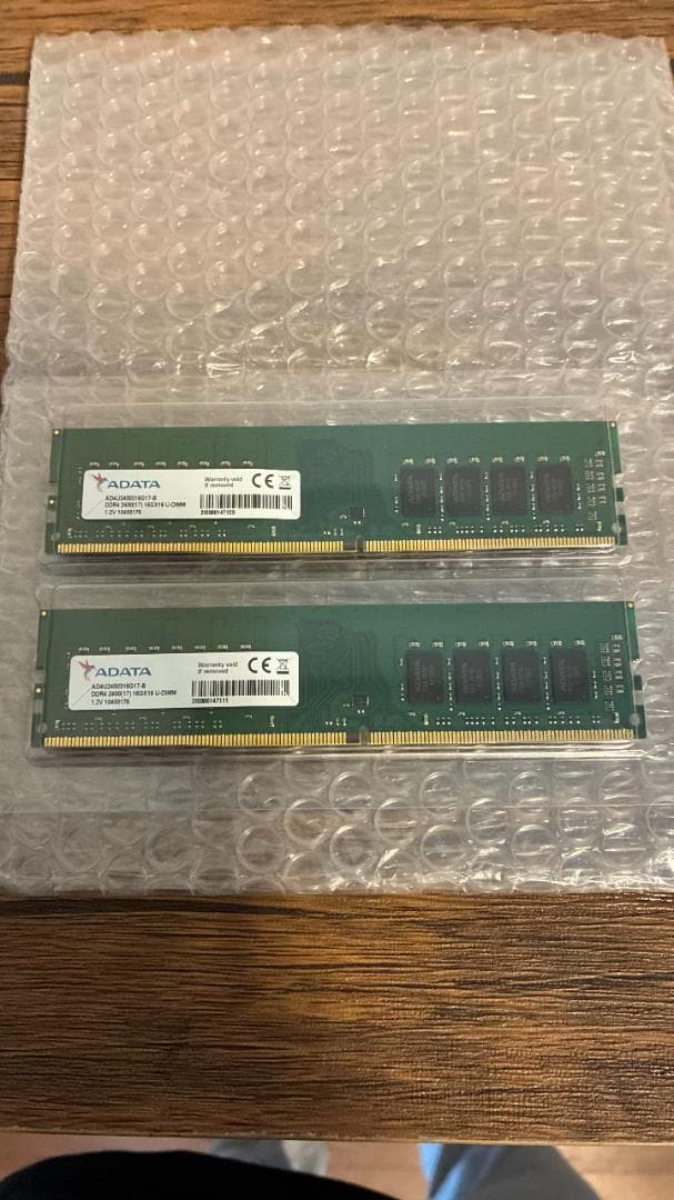 ADATA DDR4 2400 32GB（16GB×2枚）