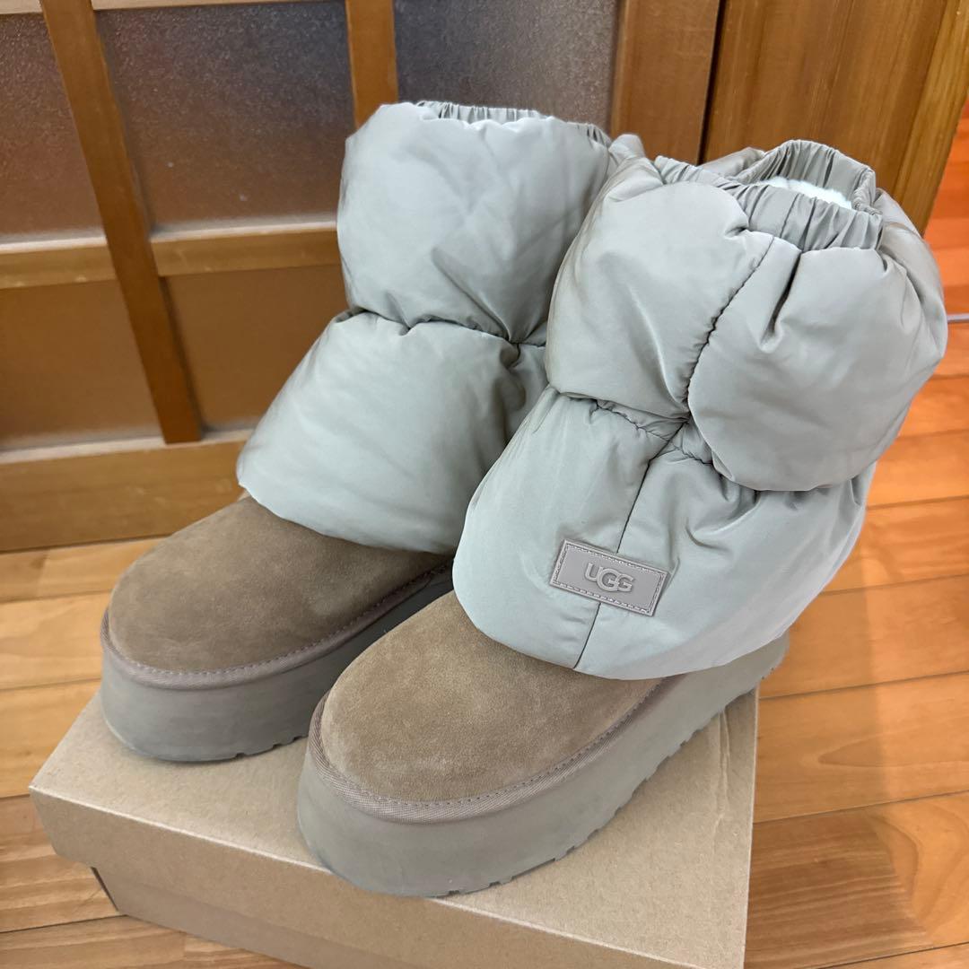 UGGクラシック ミニ ディッパー パッファー　24cm ブラウン
