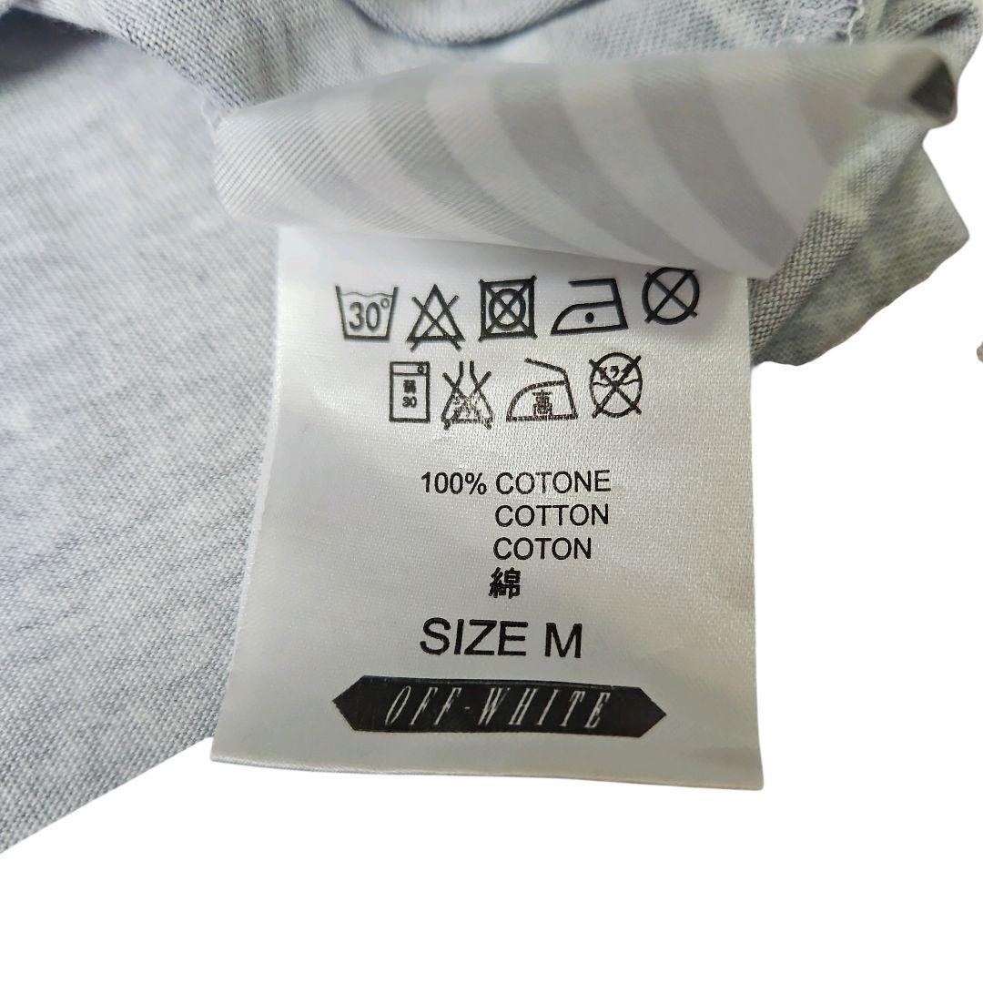 オフホワイト マーブルプリントグラフィックTシャツ 16ss M ヴィンテージ