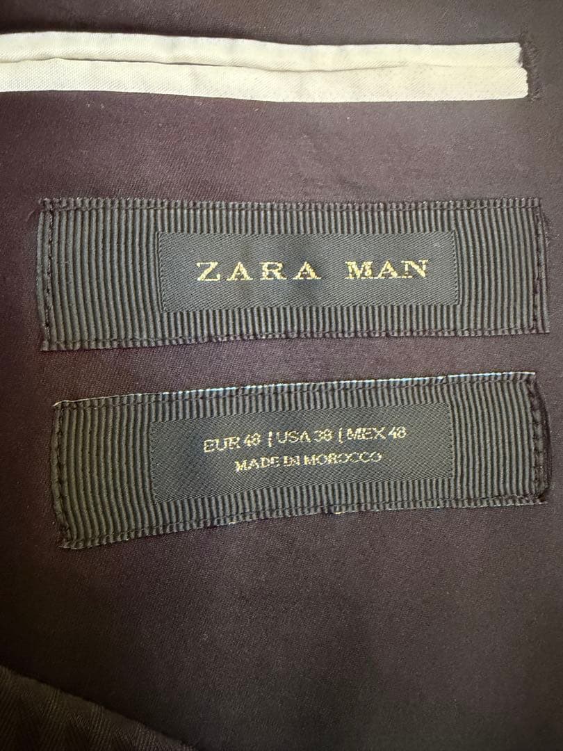 ZARA テーラードジャケット 黒と銀のラメ