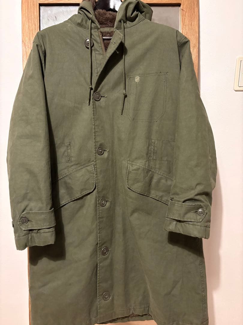 実物　1940's 40s U.S.NAVY N-2 デッキコート