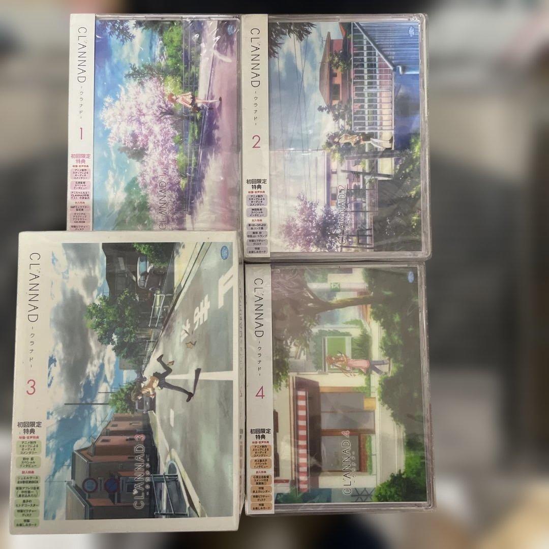 CLANNAD DVD 1〜8巻全巻セット 初回限定版　5巻以外未開封品