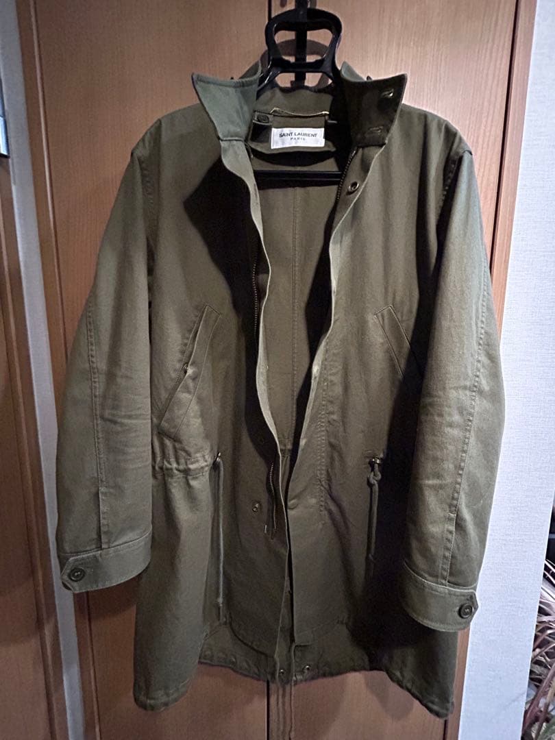 売り切り！期間限定値下げSAINT LAURENTラクーンファーモッズコート