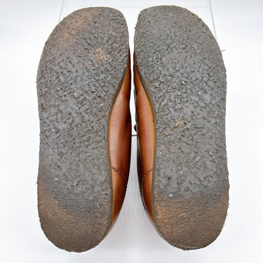 Clarks クラークス 27cm ワラビー チャッカブーツレザー ブラウン