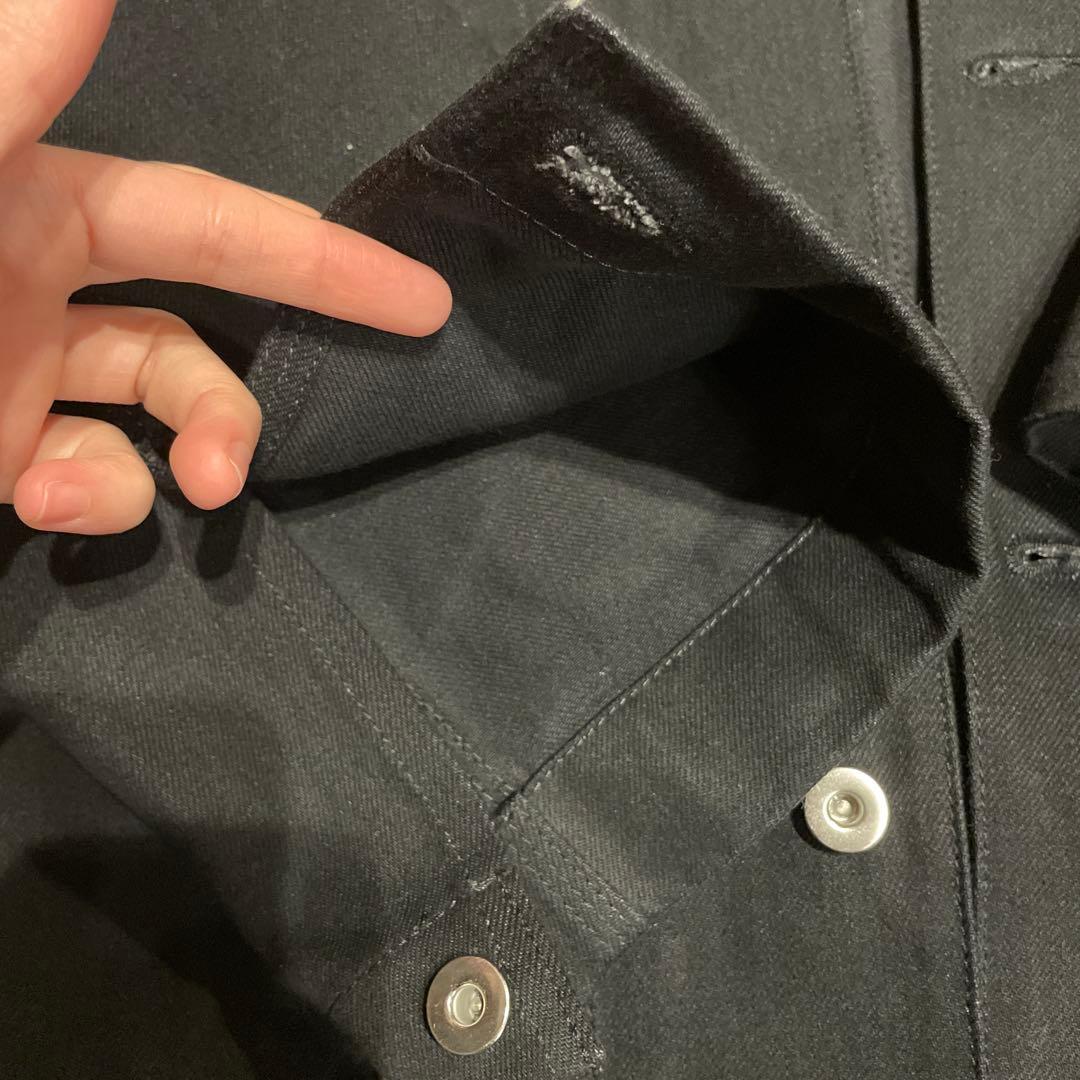 JIL SANDER 25SS 襟レザー カバーオール　チョアジャケット　44