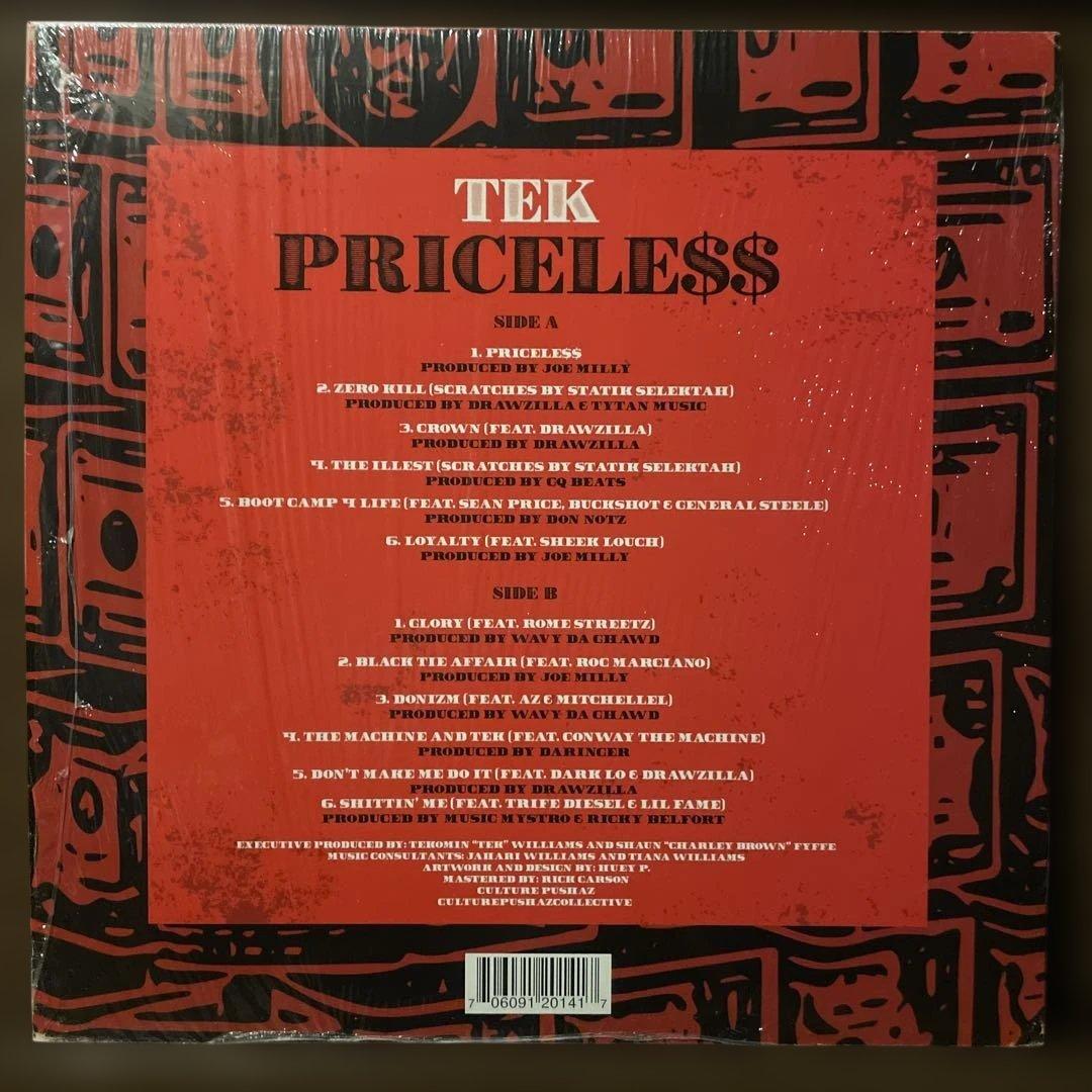 TEK PRICELESS レコード　LP rome streetz vinyl