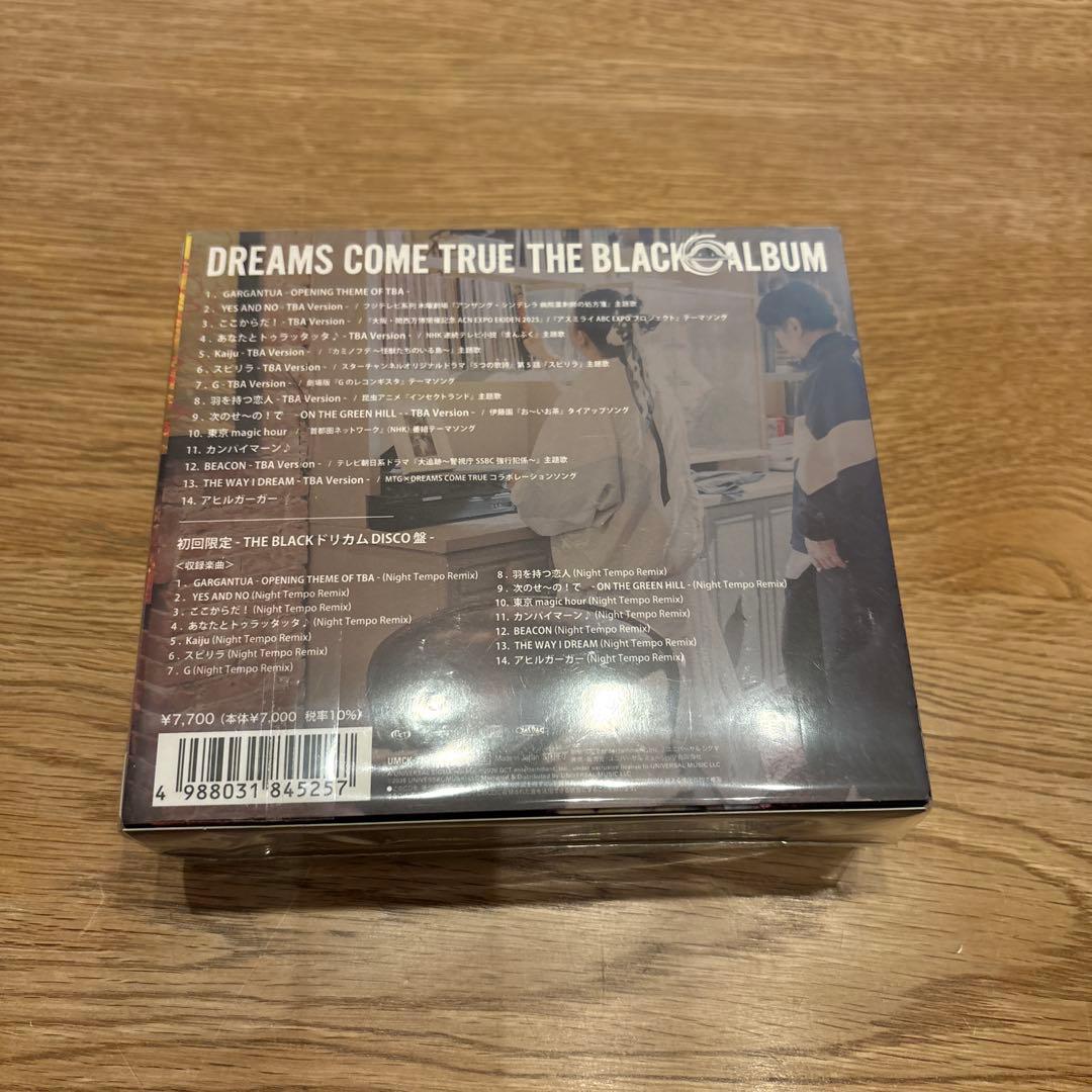 DREAMS COME TRUE、初回限定盤、THE BLACK ◯ ALBUM