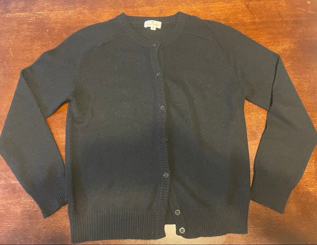 クレージュ　アンサンブル 9号 カシミヤ100% 【クリーニング済美品】