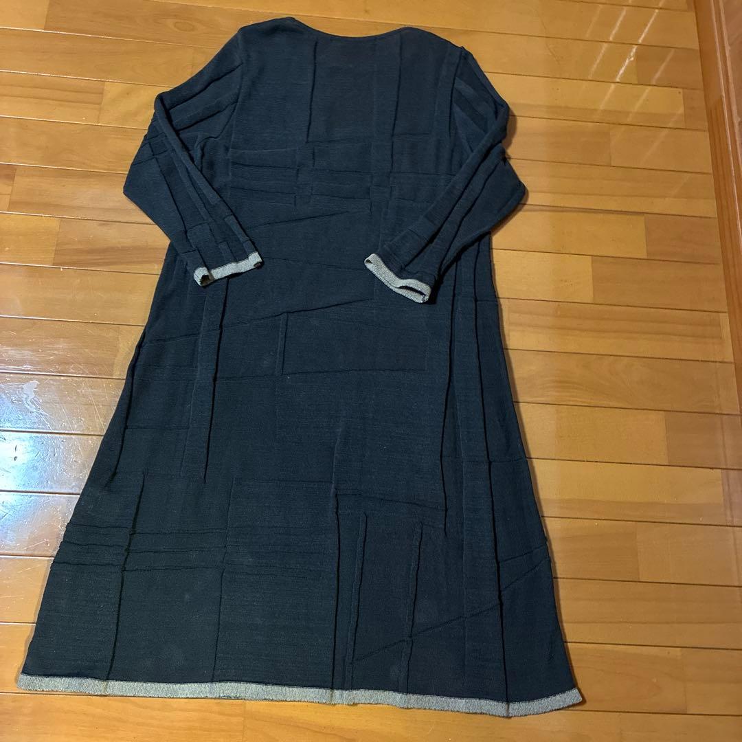 M&KYOKO 刺繍入り七分袖ワンピース 花柄　美品