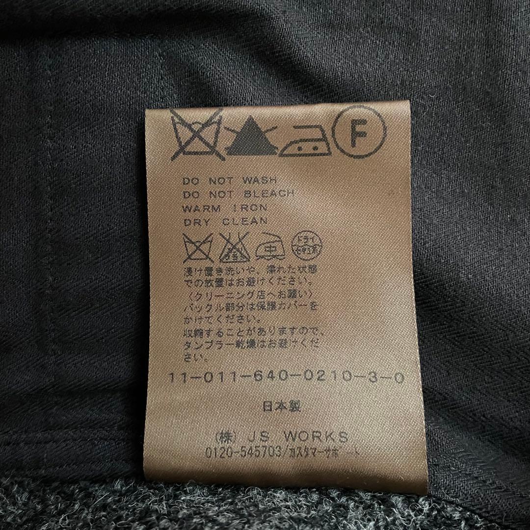 美品 Harris Tweed HAND WOVEN ウールベスト M グレー