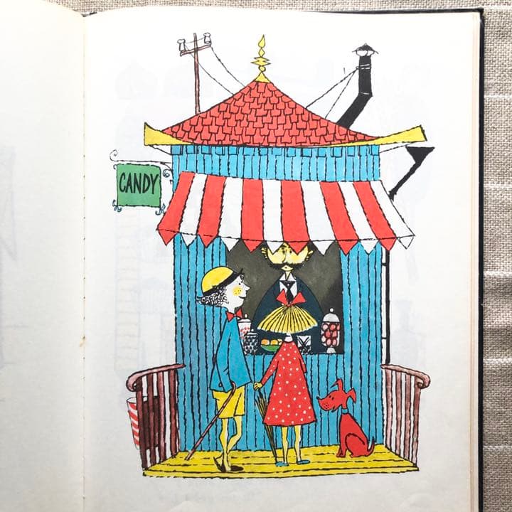 ヴィンテージ　絵本　洋書　英語　Stig Lindberg