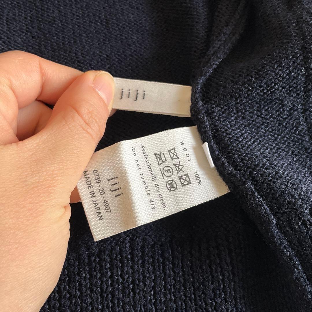 jiji 和歌山 23A/W ウール カーディガン ニット セーター