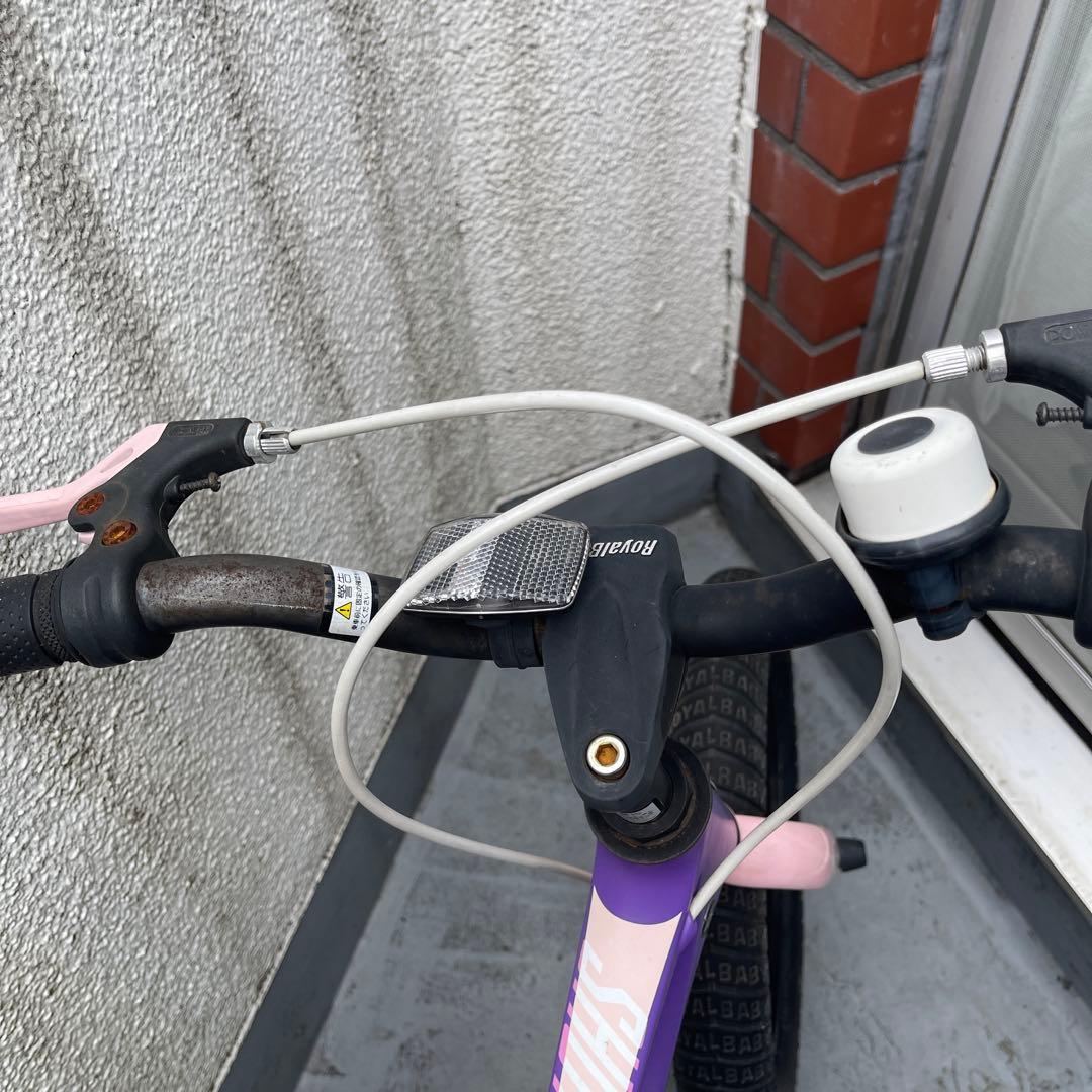 Baby Shuttle14インチ -子供用自転車 紫とピンク