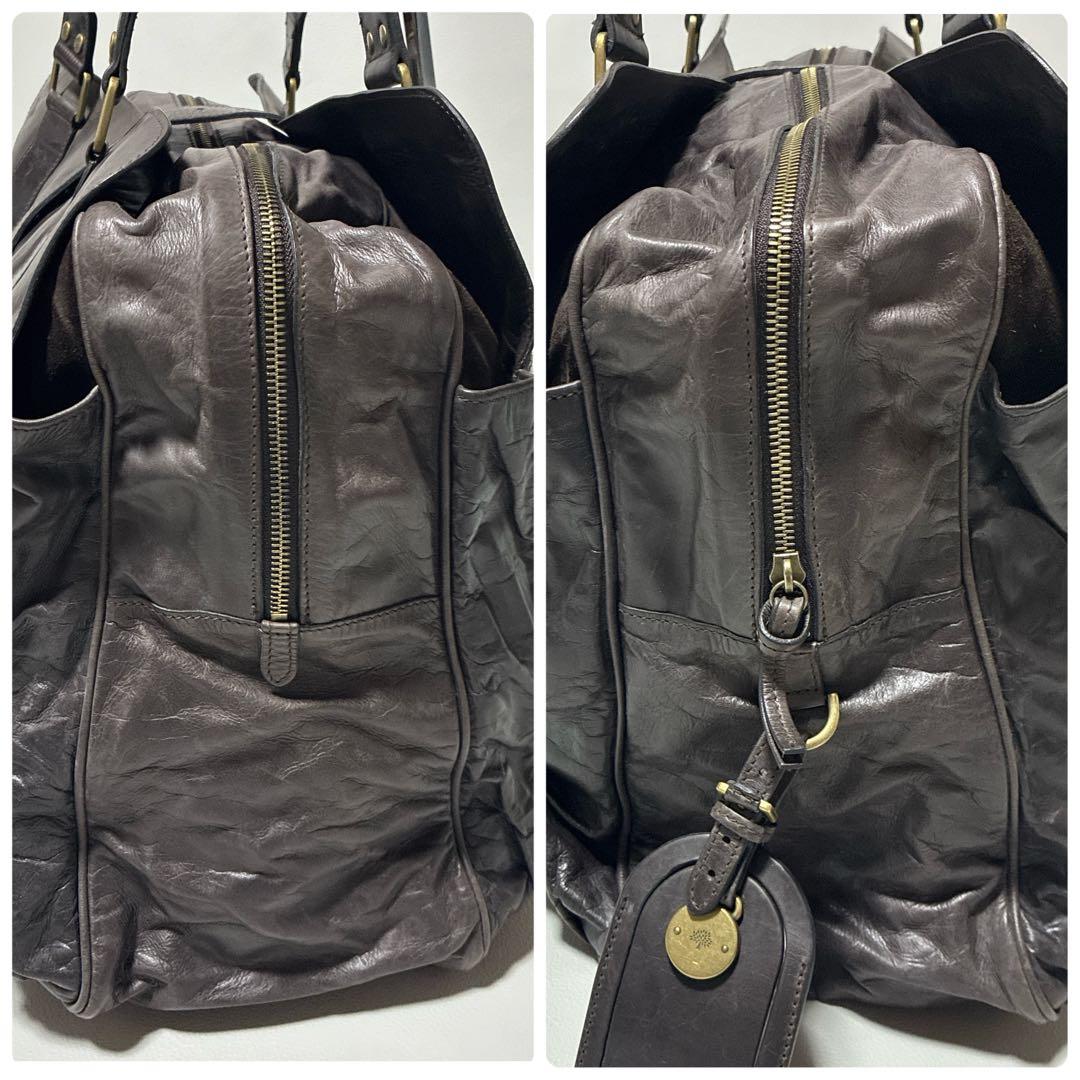 Mulberry マルベリー ボストンバッグ 旅行バッグ 大容量