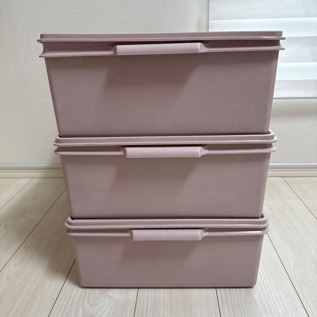 Tupperware タッパーウェア　 スーパーケース　浅型3個