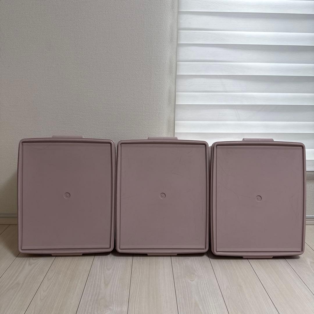 Tupperware タッパーウェア　 スーパーケース　浅型3個