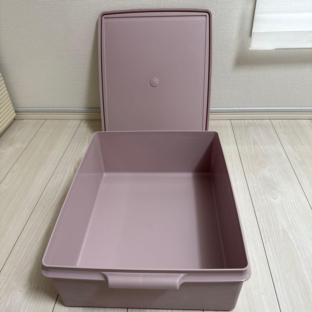 Tupperware タッパーウェア　 スーパーケース　浅型3個