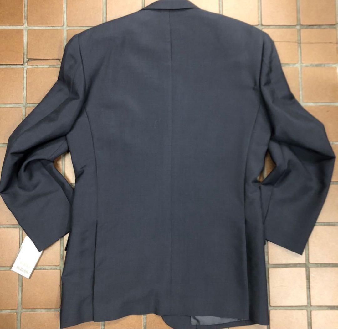 新品 A6 L 英国製生地 シングルスーツ グレー メンズスーツ セットアップ