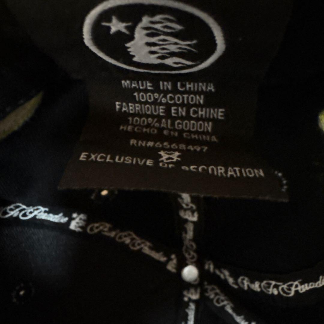 最終値下げ！　HELLSTAR NY RHINESTONE SNAPBACK 黒