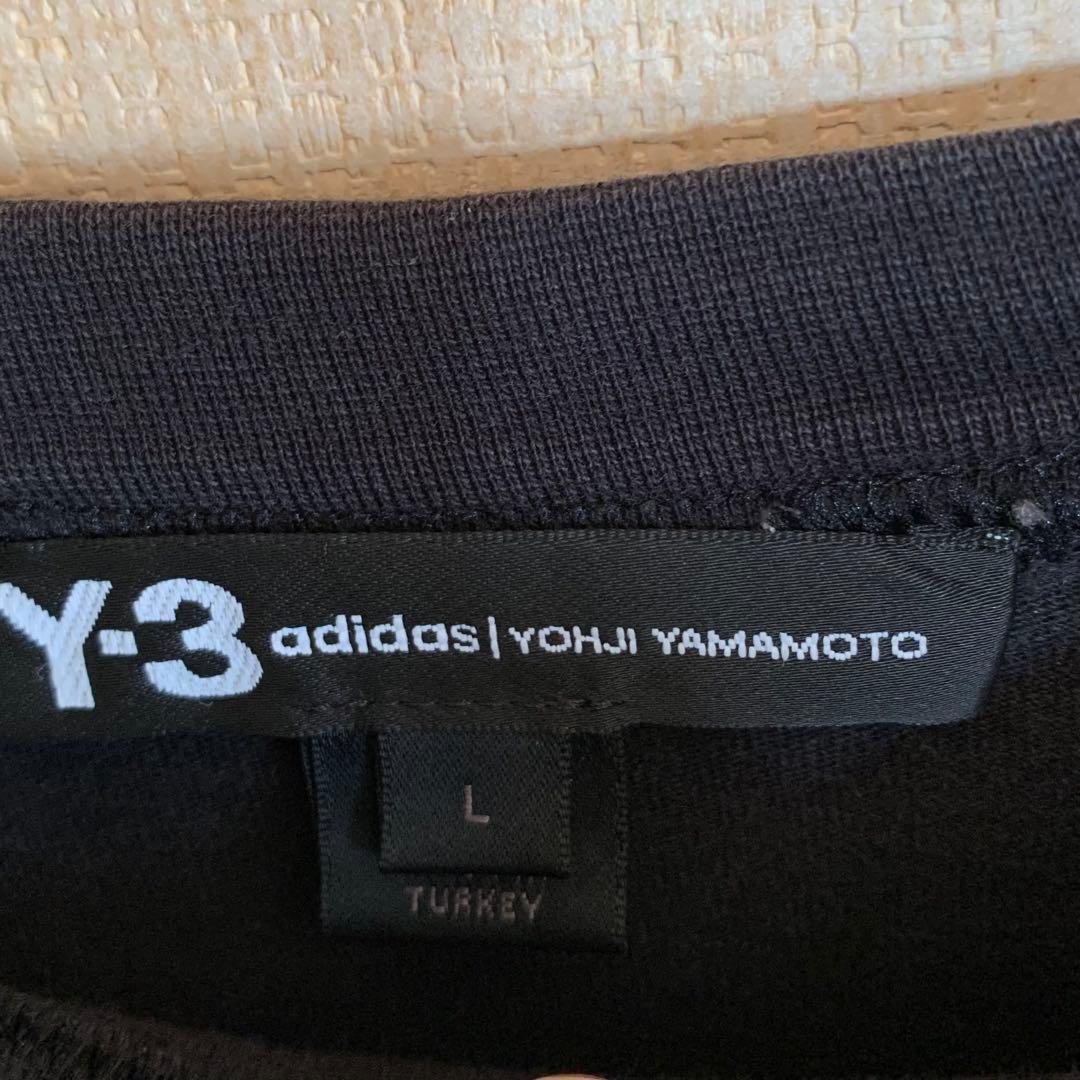 【超希少】ワイスリー adidas コラボ プリントロゴ 飲屋街 ロンT Ｌ