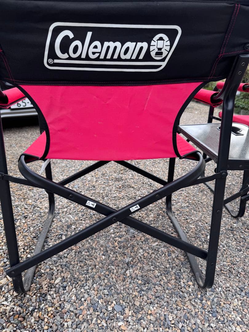 Coleman 折りたたみチェア 赤 2脚セット