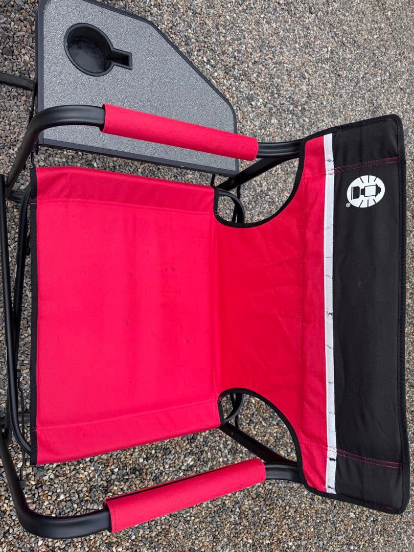 Coleman 折りたたみチェア 赤 2脚セット