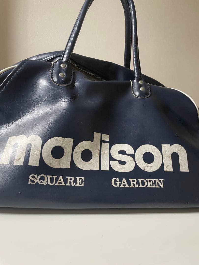 【希少】madison square garden ボストンバッグ【昭和レトロ】