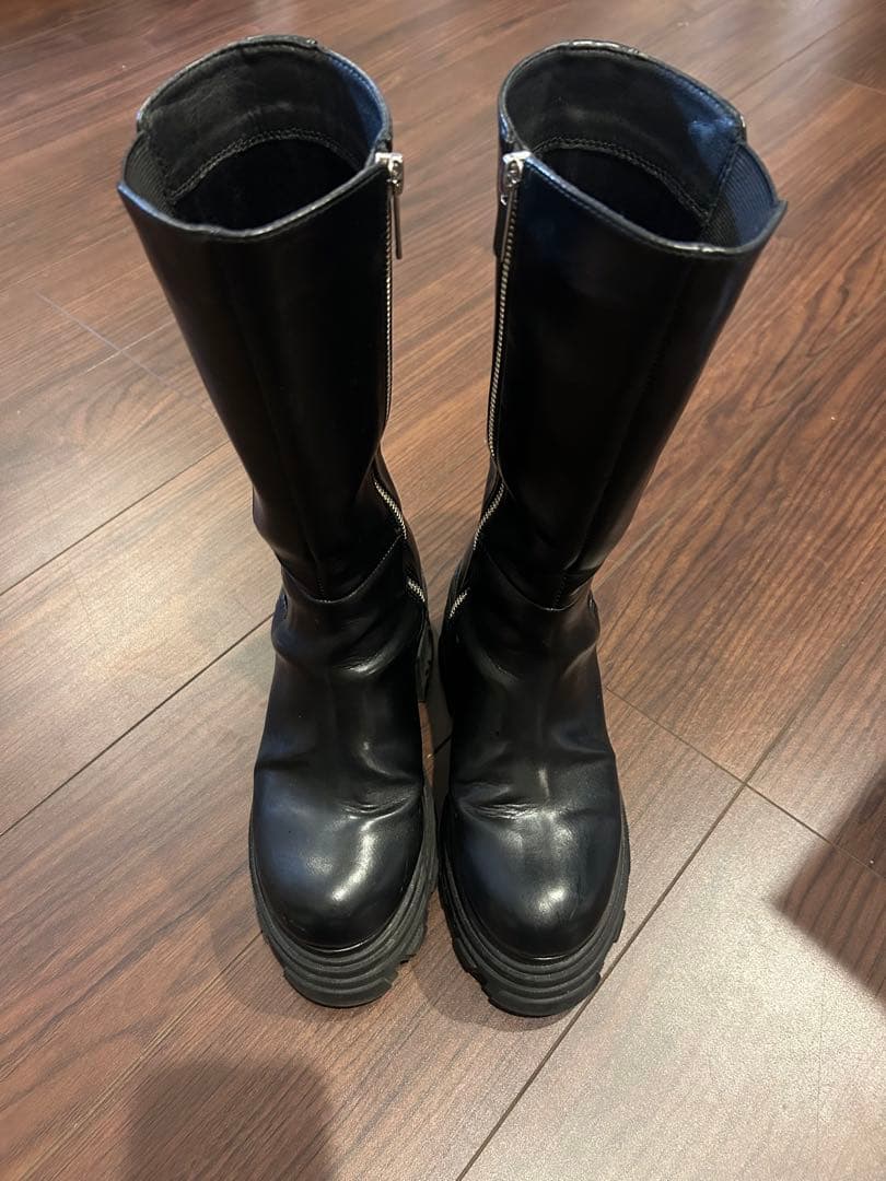 靴 STUDIOUS Side Goa Middle Boots size1
