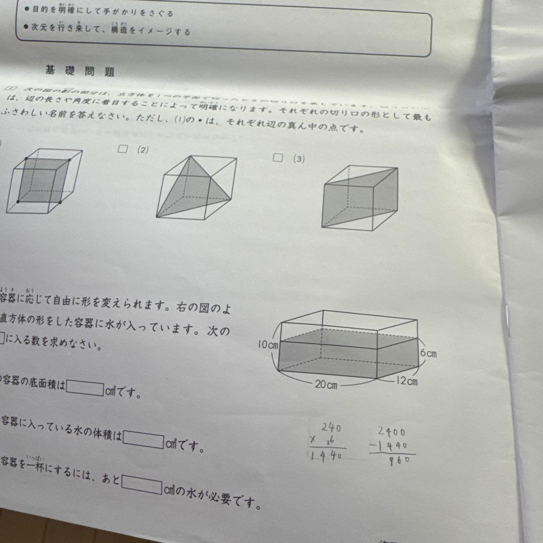 日能研、育成テスト、5年後期9回分