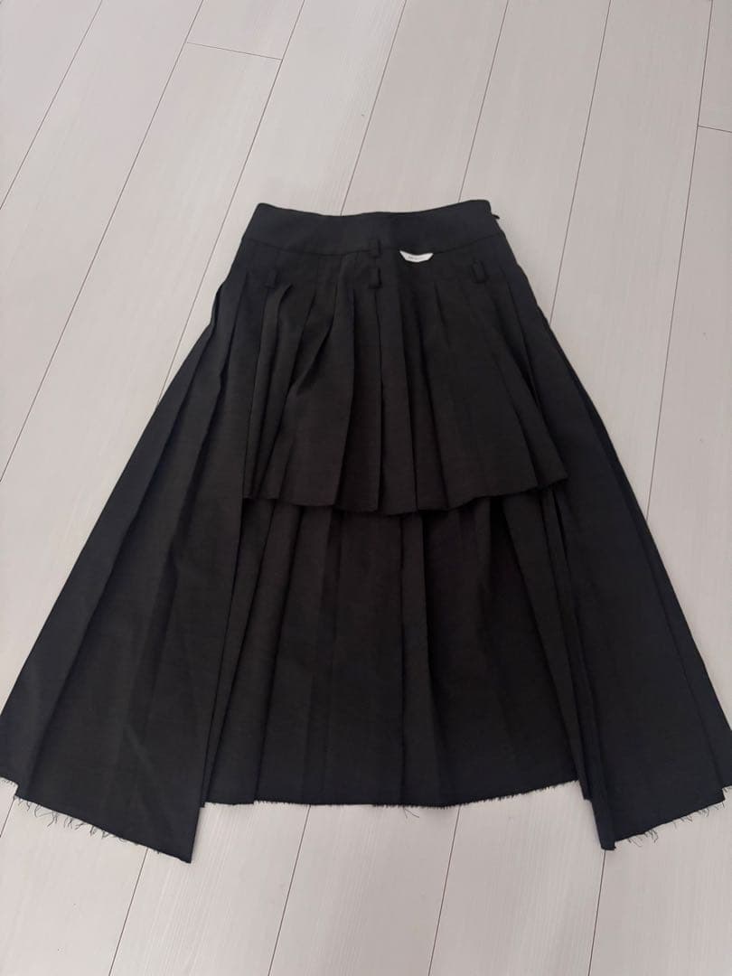 josemoon SCREW PLEATS SKIRT グレー