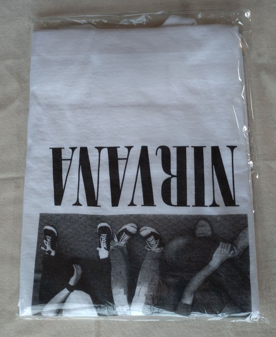 RILY NIRVANA ホワイト Tシャツ XL